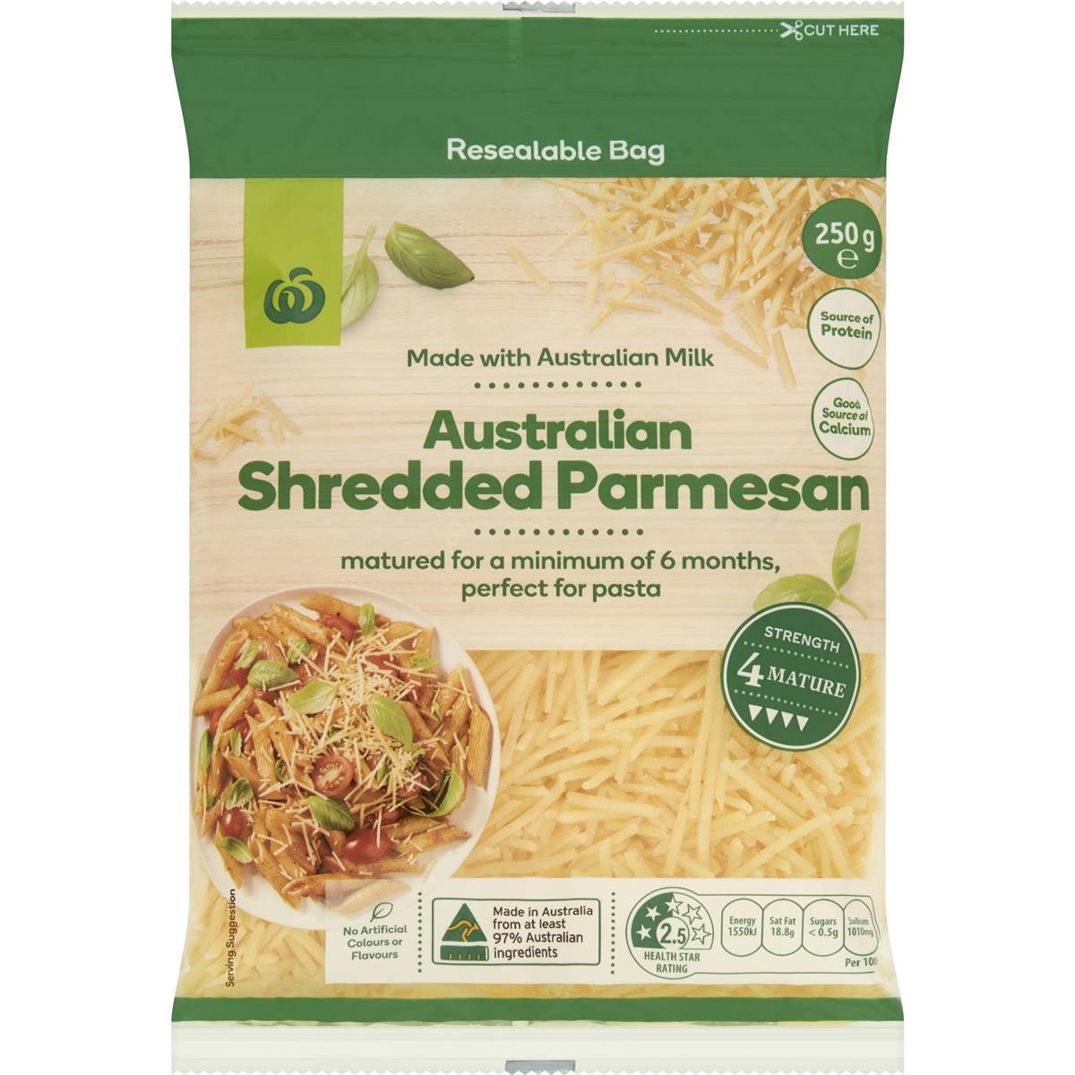 Shredded Parmesan Cheese