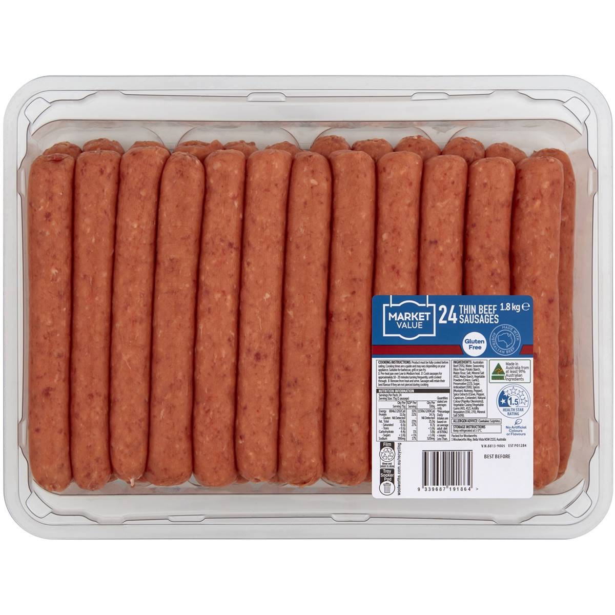 Beef Sausages